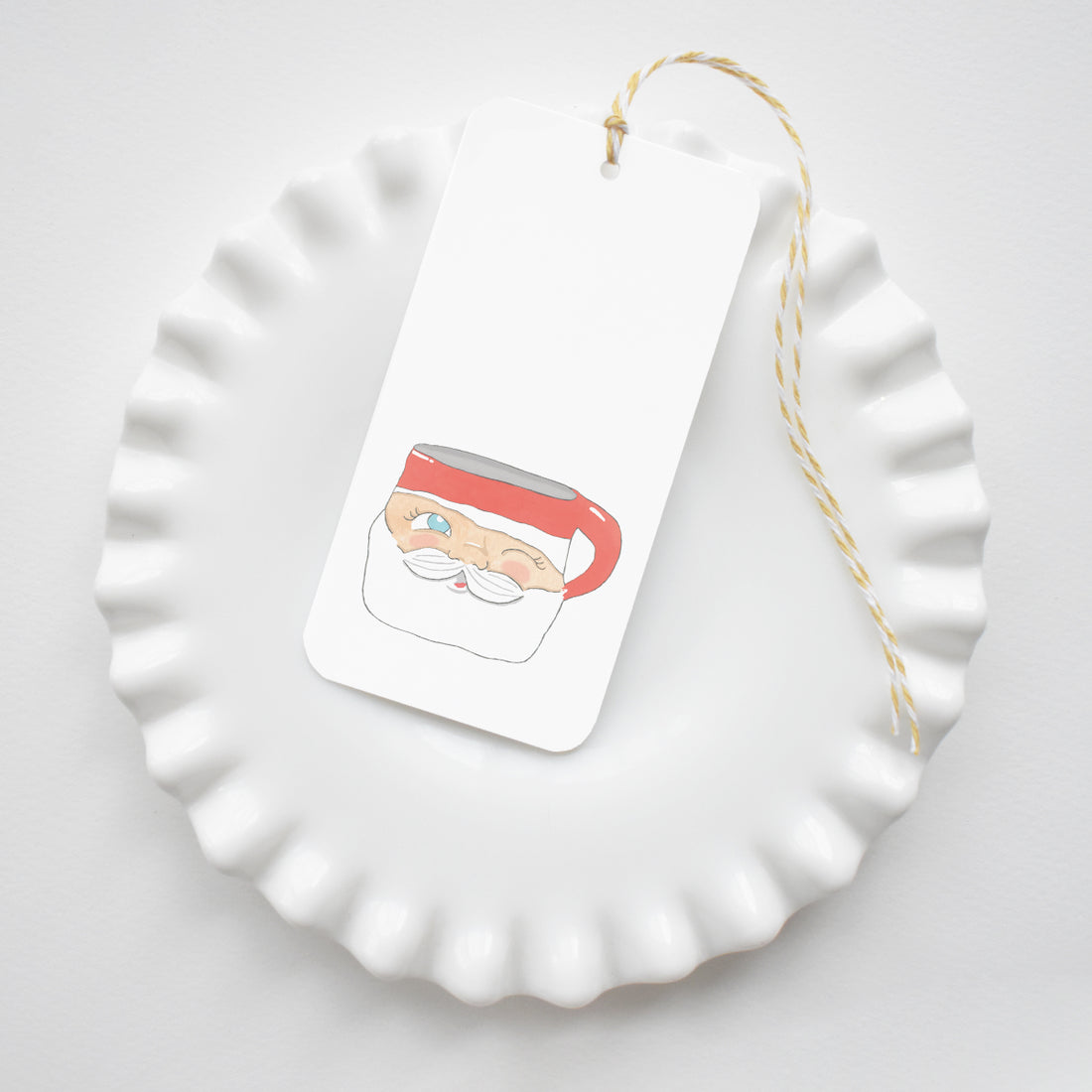 Santa Mug Tags by Sara Fitz