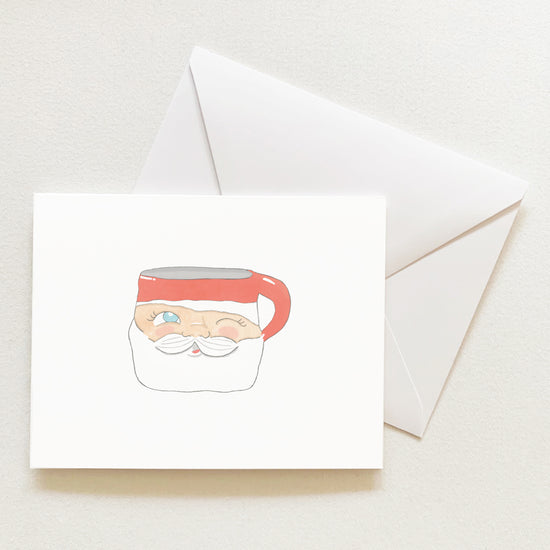 Santa Mug Note Card