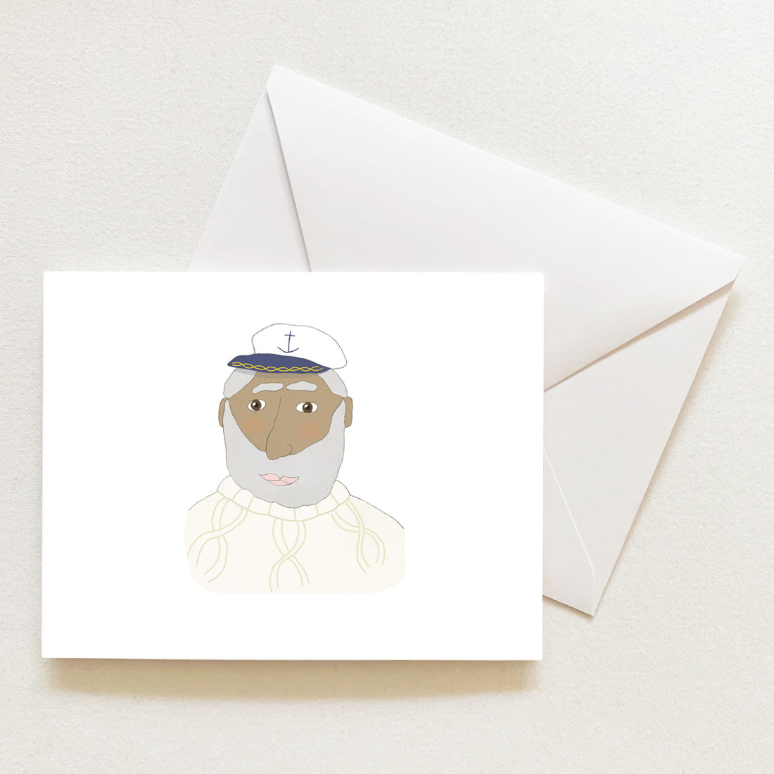 Skipper Cable Knit Note Card
