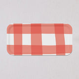 Small Red Check Tray