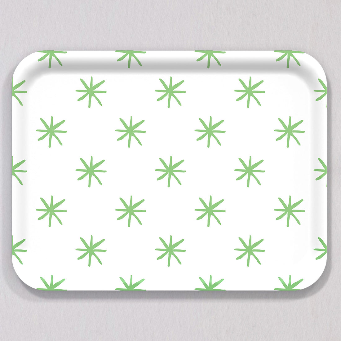 Large Star Green Tray