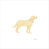 Golden Pup Art Print